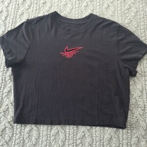 Nike Women's Black Crop Top